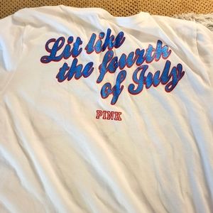 PINK VS Large USA tee